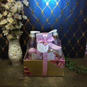 🌸 Lily & Lilac Home Spa Set by Elmiree & York – Luxurious Bath & Body Gift Set